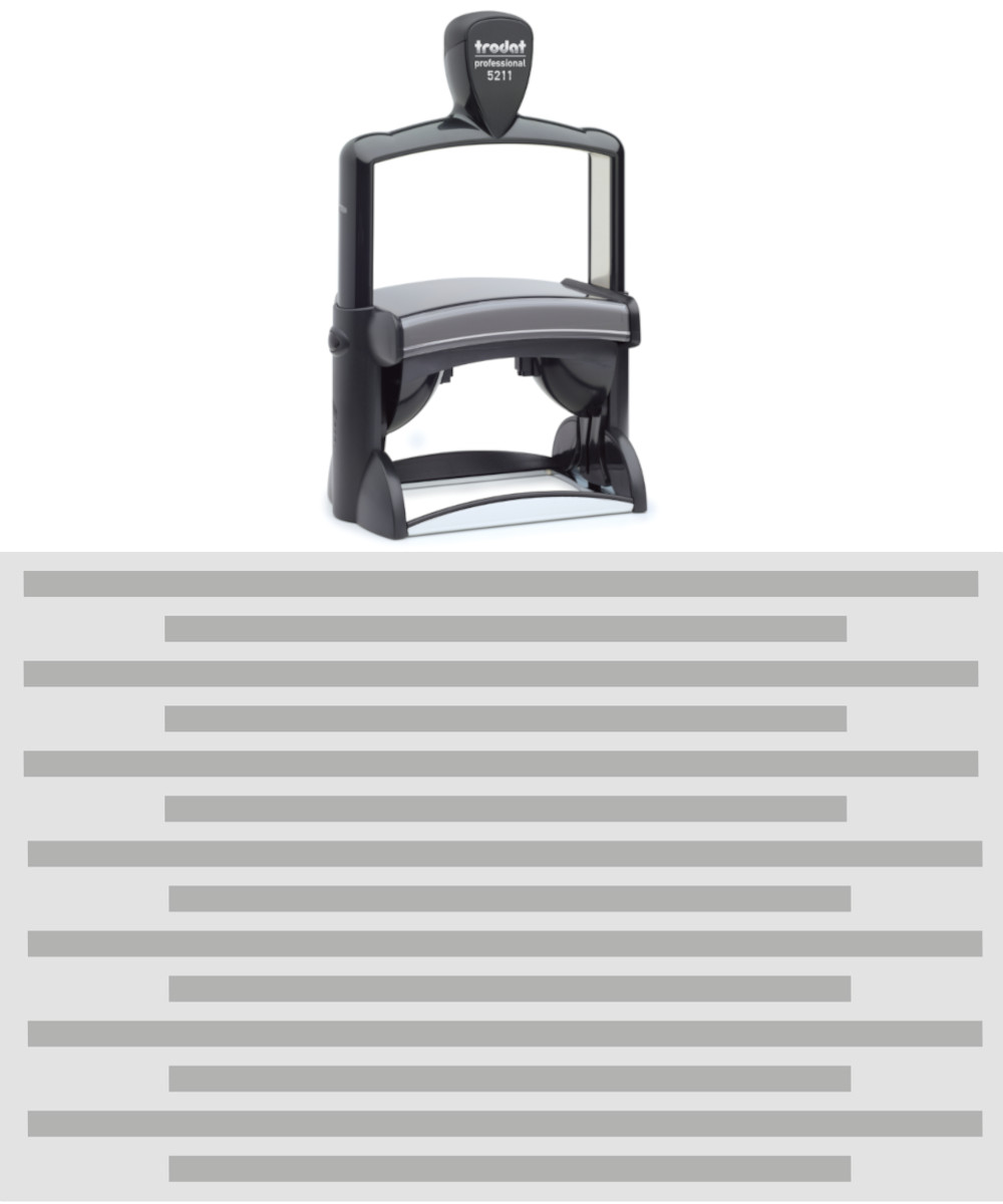 Trodat Stamp 5211 main photo