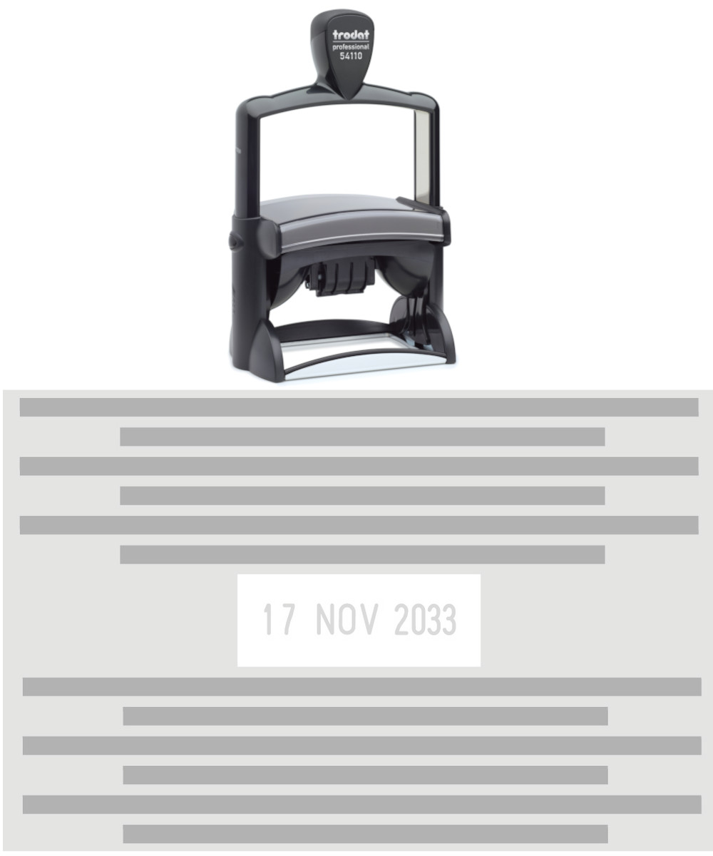 Trodat Stamp 54110 date stamp main photo