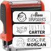 Trodat 4911 clothing stamp examples