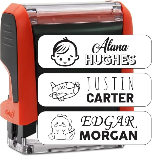 Trodat 4911 clothing stamp examples