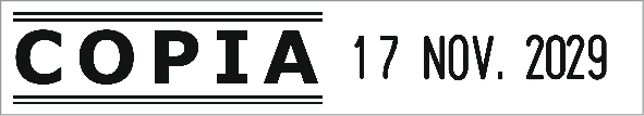 Trodat 4813 date stamp